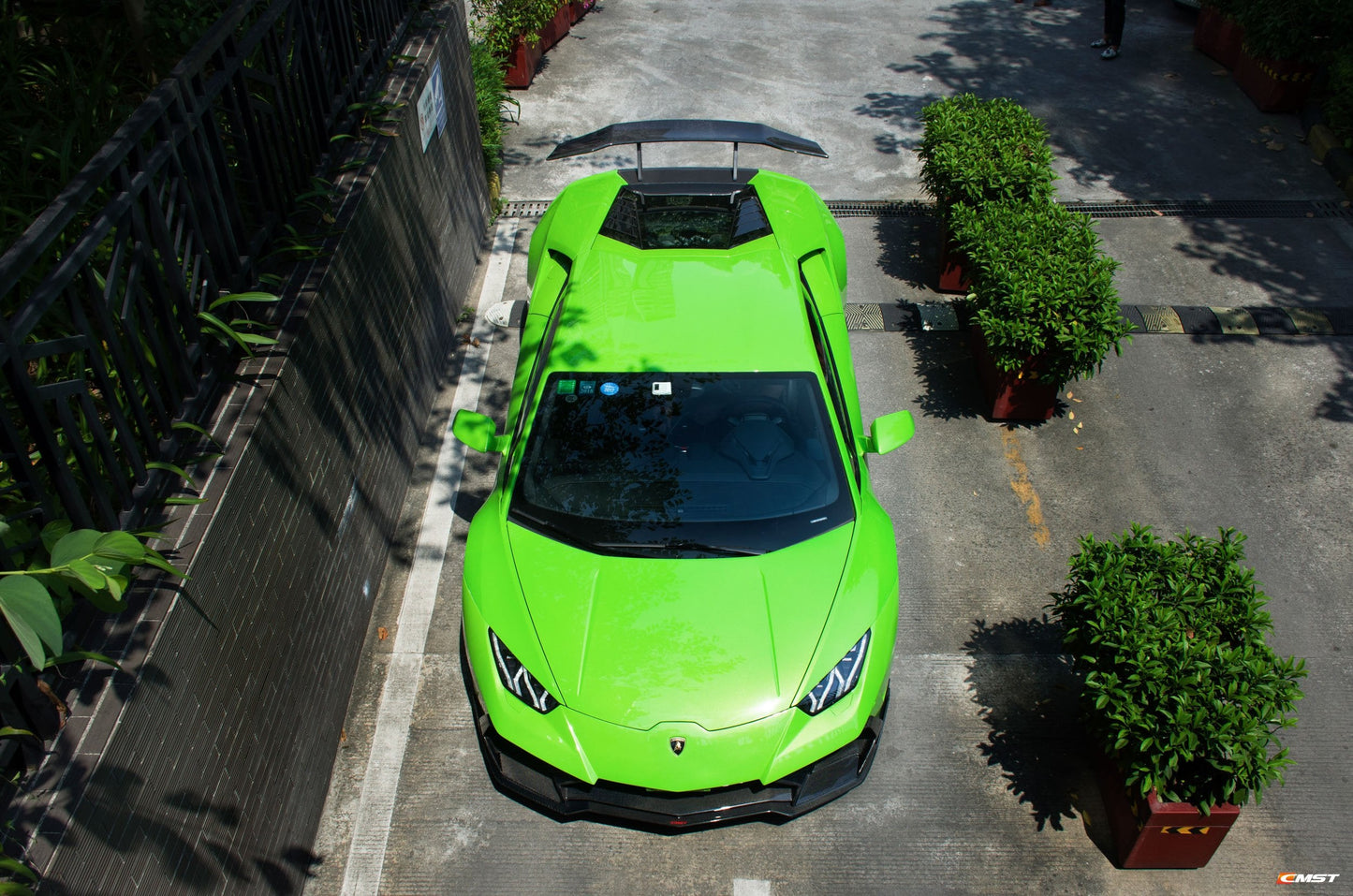 CMST Carbon Fiber Rear Spoiler Wing for Lamborghini Huracan LP610