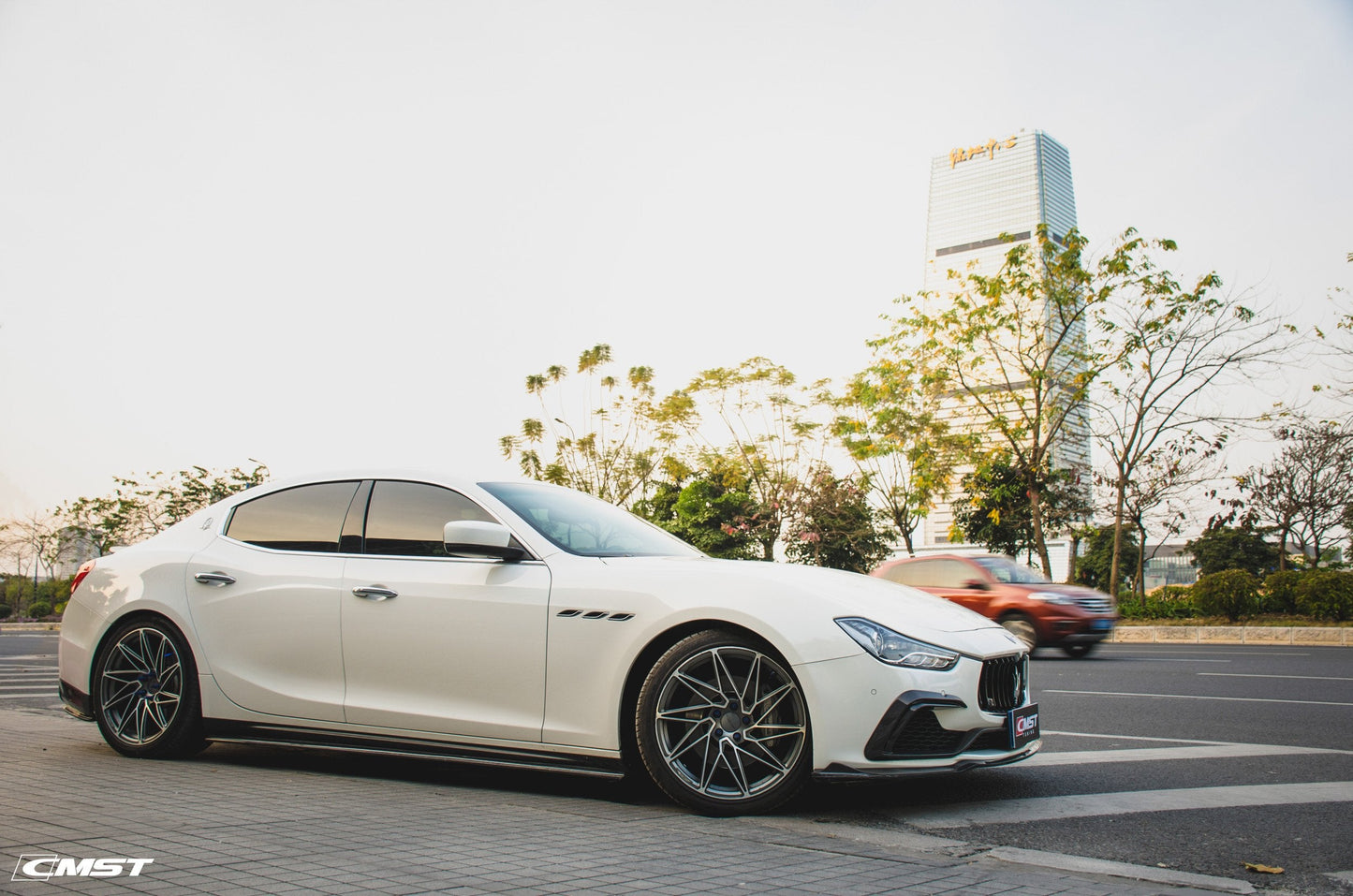 CMST Carbon Fiber Side Skirts for Maserati Ghibli 2014-2017