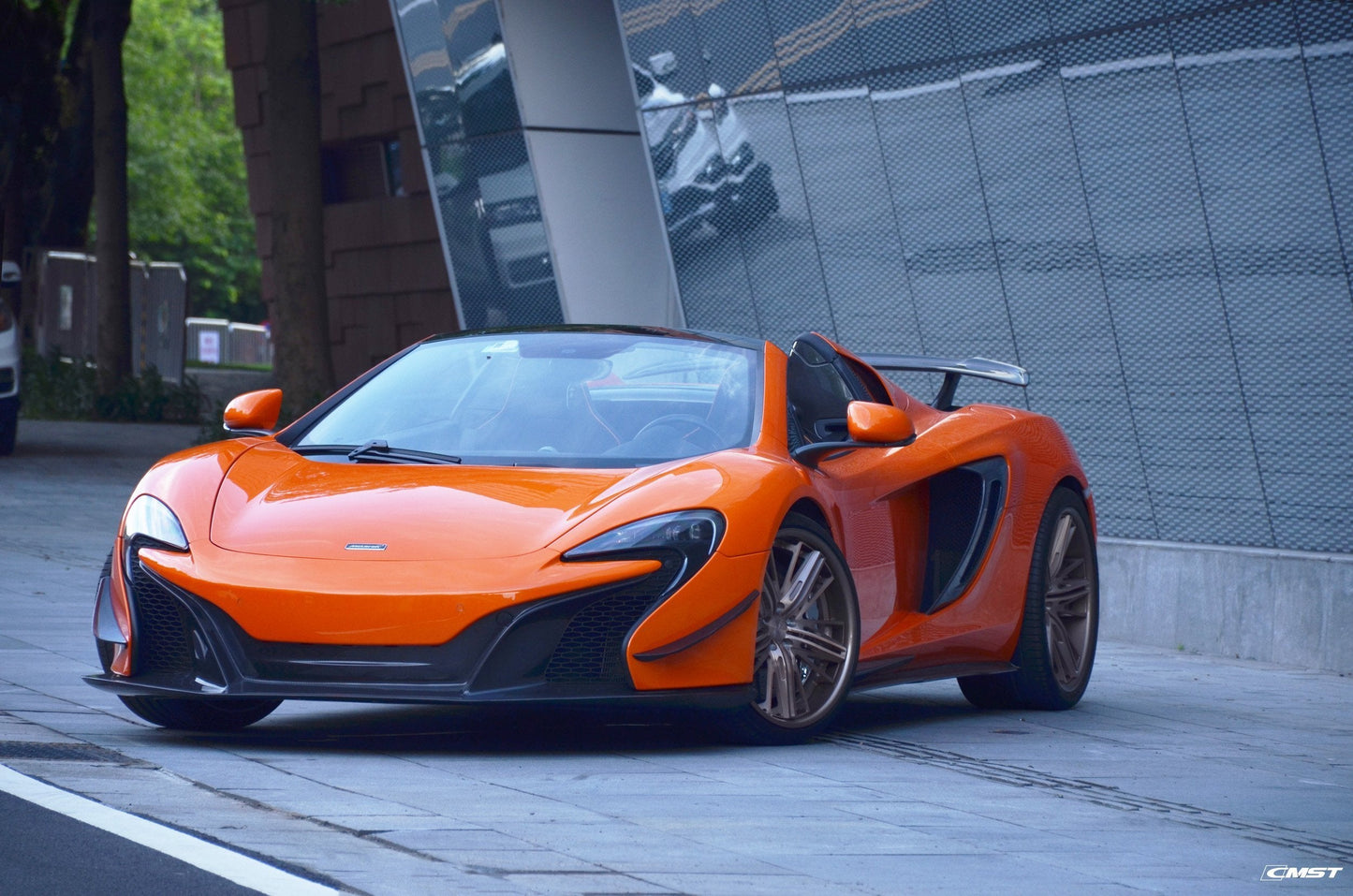 CMST Carbon Fiber Front Lip for McLaren 650S