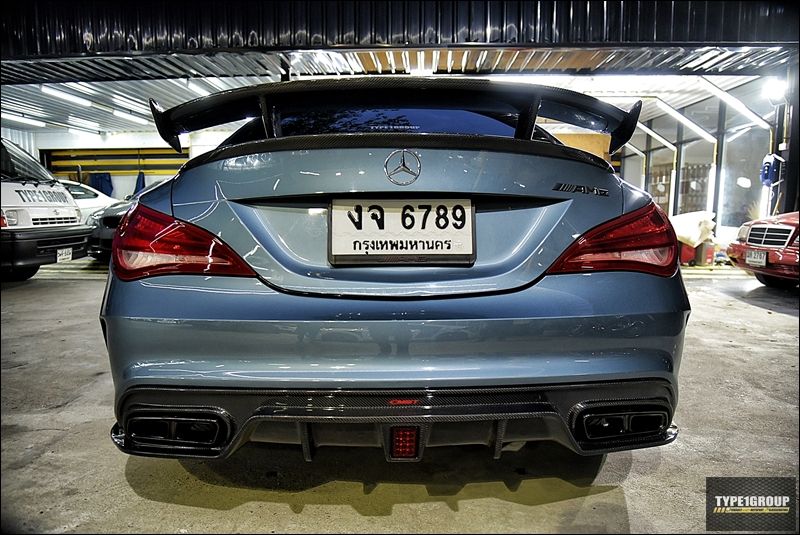 CMST Carbon Fiber Rear Diffuser for C117 2014-2019 CLA-250 CLA-45 AMG