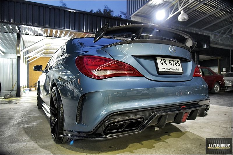 CMST Carbon Fiber Rear Diffuser for C117 2014-2019 CLA-250 CLA-45 AMG