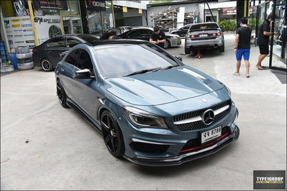 CMST Carbon Fiber Front Lip ( 2 Pcs) for C117 2014-2016 CLA250 CLA45 AMG
