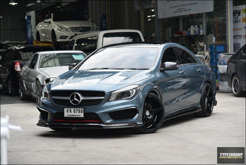 CMST Carbon Fiber Front Lip ( 2 Pcs) for C117 2014-2016 CLA250 CLA45 AMG