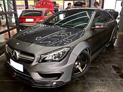 CMST Carbon Fiber Front Lip ( 2 Pcs) for C117 2014-2016 CLA250 CLA45 AMG