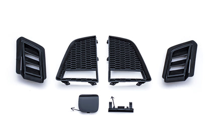 CMST Polypropylene PP Front Bumper & Front Lip for Nissan GTR GT-R R35 2008-2016 Facelift Conversion