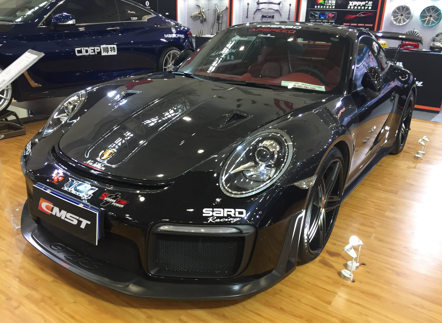 CMST Carbon Fiber GT2RS Style Hood For Porsche 911 991.1 991.2 Turbo GT3 GT3RS 718 Cayman Boxster