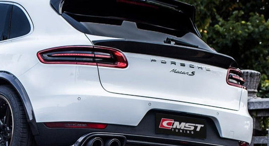 CMST Carbon Fiber Rear Spoiler for Porsche Macan & Macan S & Macan GTS 2014-2020