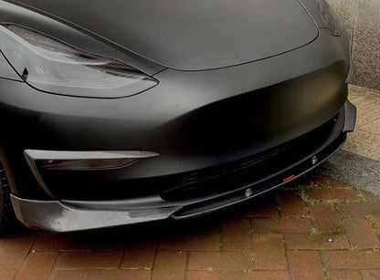 CMST Tesla Model 3 Carbon Fiber Front Lip Ver.3