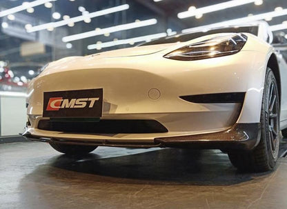 CMST Tesla Model 3 Carbon Fiber Front Lip Ver.3