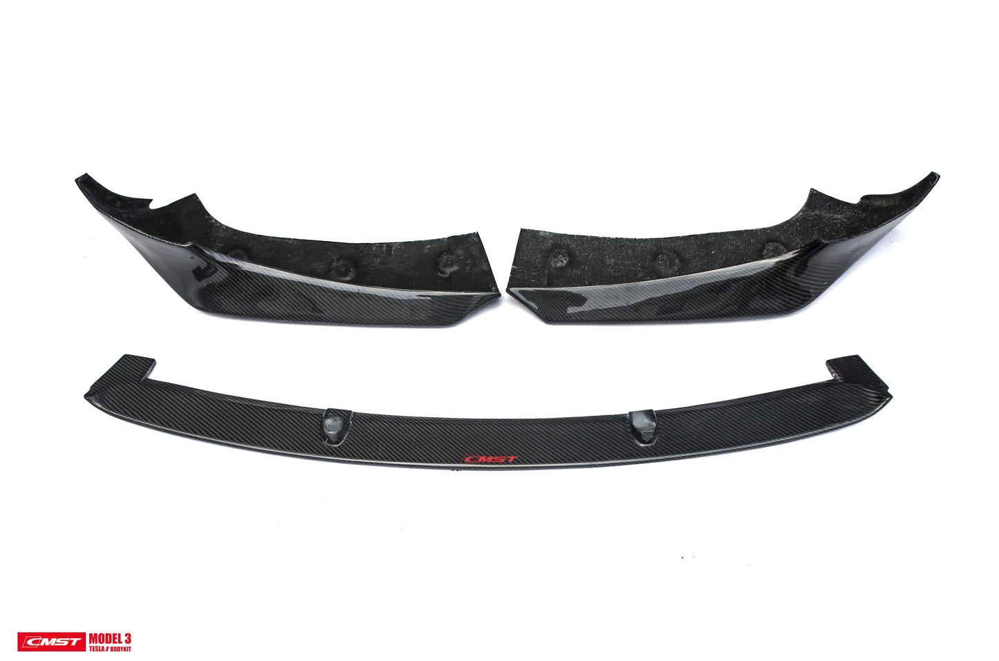 CMST Tesla Model 3 Carbon Fiber Front Lip Ver.3