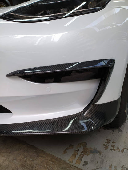 CMST Tesla Model 3 Carbon Fiber Front Lip Ver.3