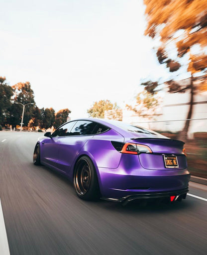 Best Seller !!! CMST Tesla Model 3 Carbon Fiber Rear Diffuser Ver.2-C-Dub Tech