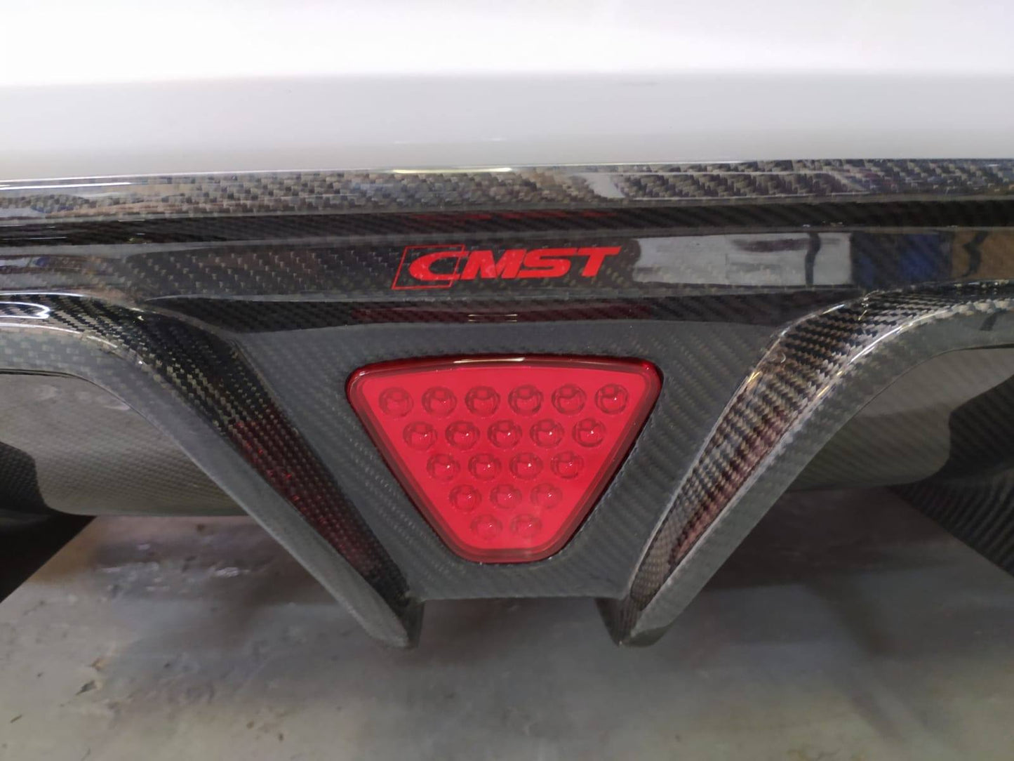 Best Seller !!! CMST Tesla Model 3 Carbon Fiber Rear Diffuser Ver.2-C-Dub Tech