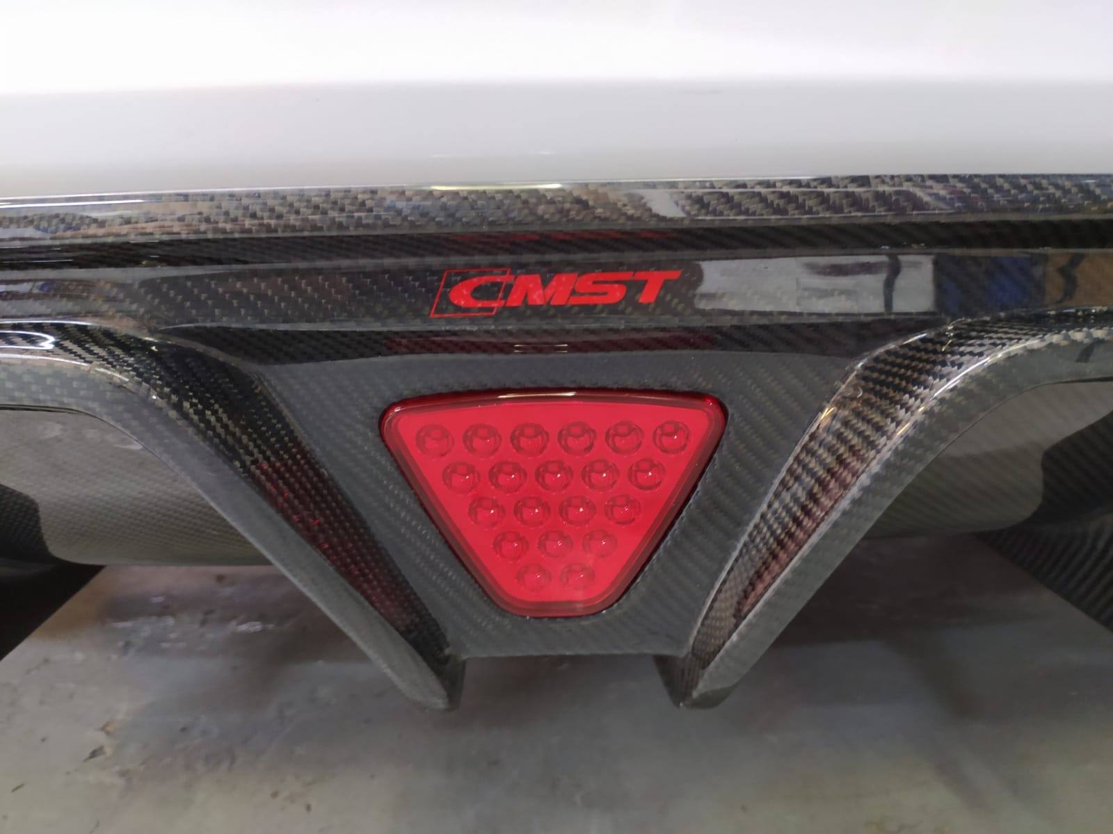 Best Seller !!! CMST Tesla Model 3 Carbon Fiber Rear Diffuser Ver.2-C-Dub Tech