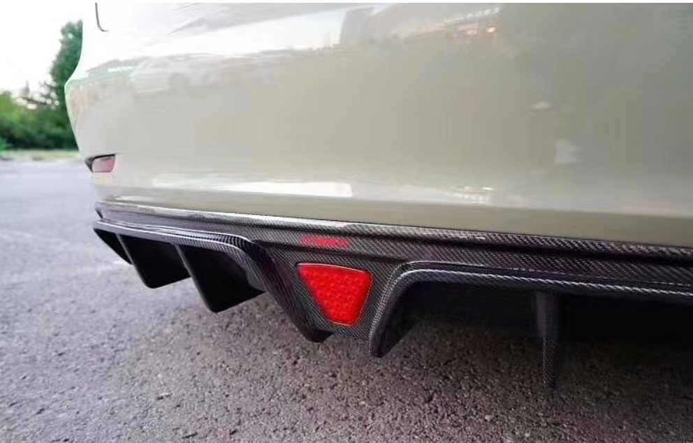Best Seller !!! CMST Tesla Model 3 Carbon Fiber Rear Diffuser Ver.2-C-Dub Tech