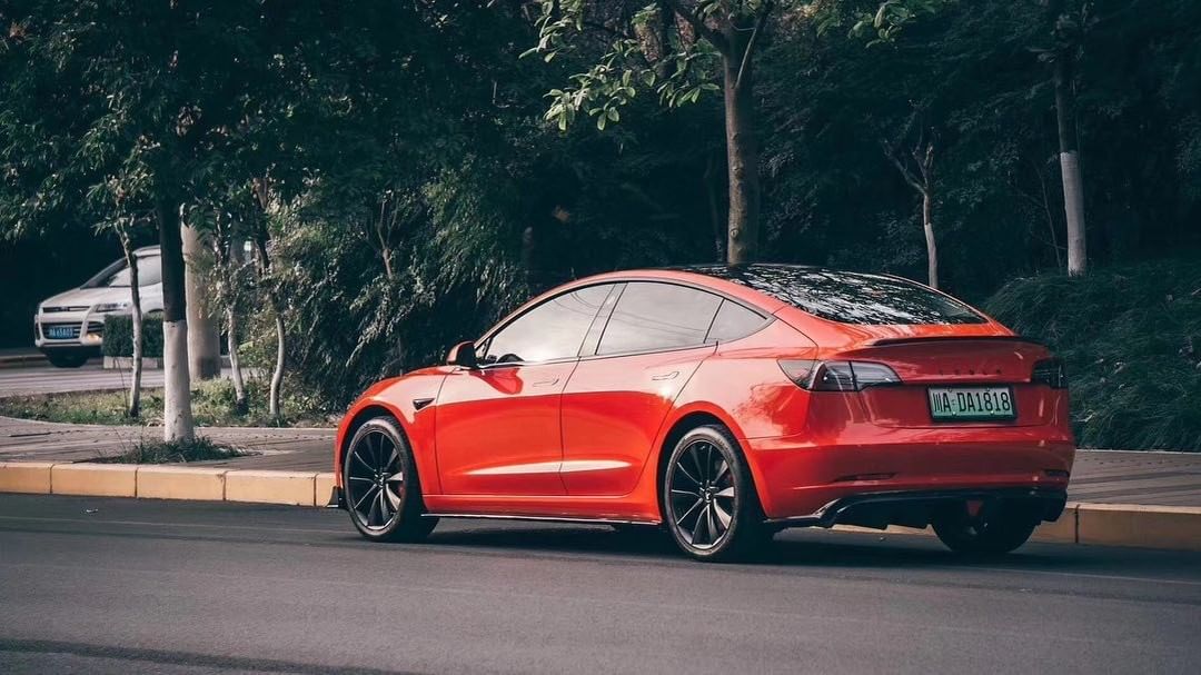 Best Seller !!! CMST Tesla Model 3 Carbon Fiber Rear Diffuser Ver.2-C-Dub Tech