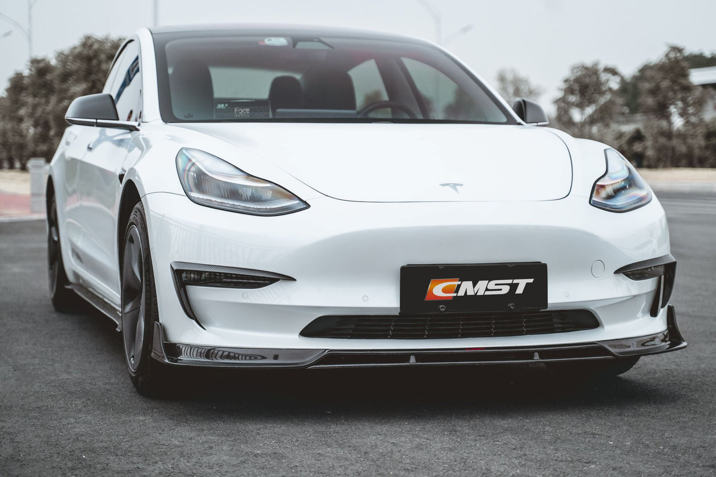 CMST Tesla Model 3 Carbon Fiber Upper Valences