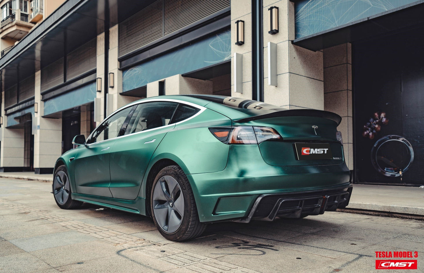 CMST Tuning Carbon Fiber Full Body Kit Style D for Tesla Model 3