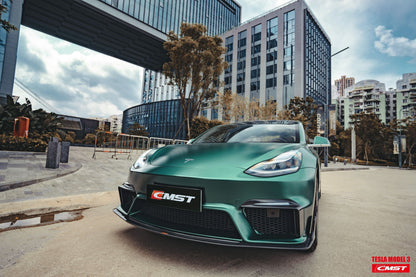 CMST Tuning Carbon Fiber Front Bumper for Tesla Model 3 Ver.1