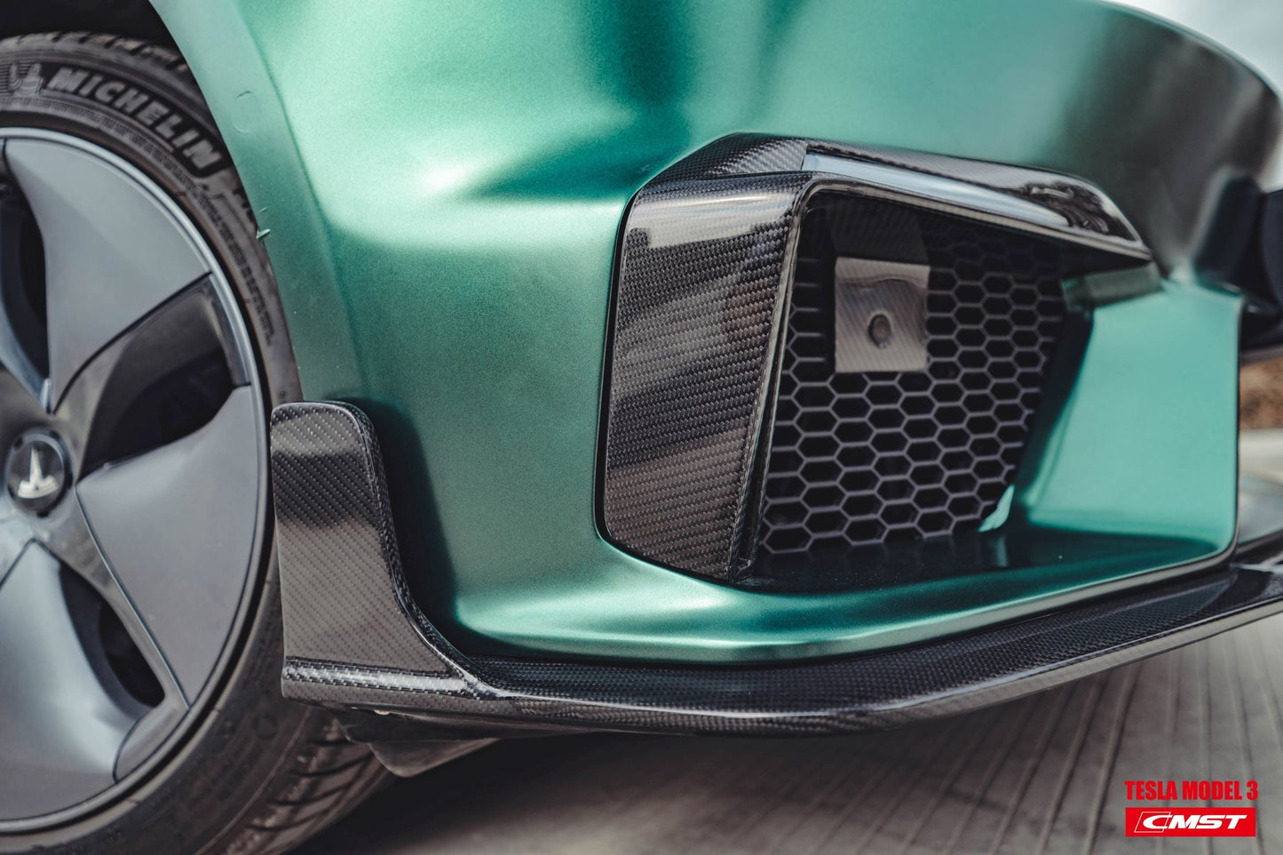 CMST Tuning Carbon Fiber Full Body Kit Style D for Tesla Model 3