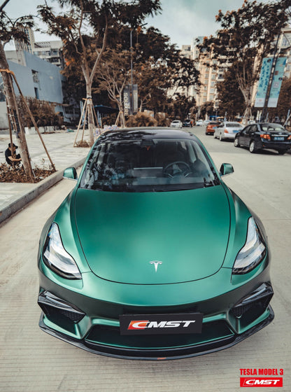 CMST Tuning Carbon Fiber Front Bumper for Tesla Model 3 Ver.1
