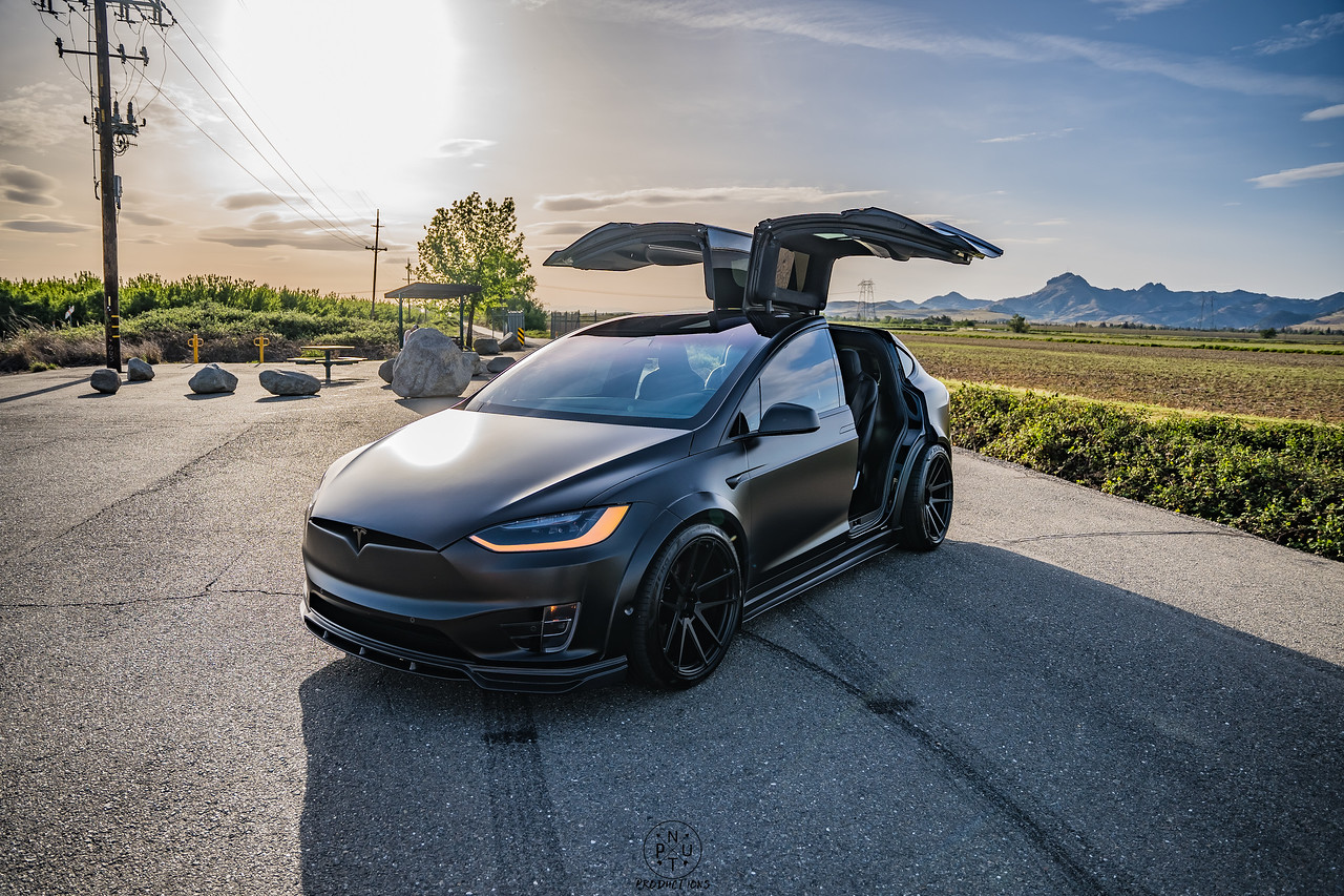 CMST Carbon Fiber Side skirts for Tesla Model X 2016-2021