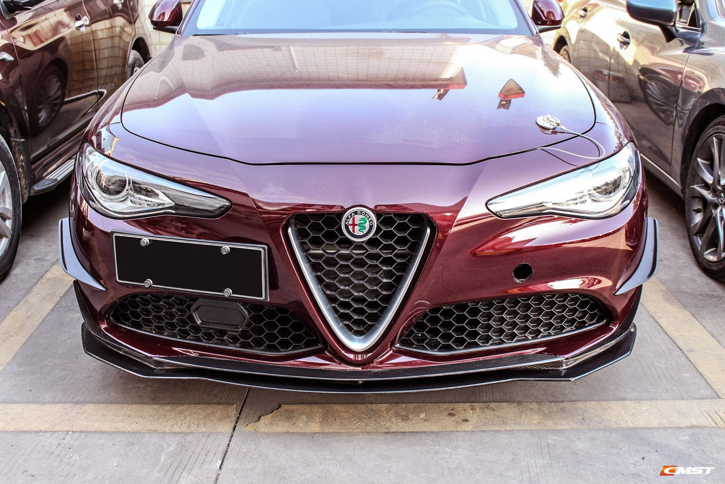 CMST Tuning Alfa Romeo 2016-ON Giulia Carbon Fiber Front Bumper Canards