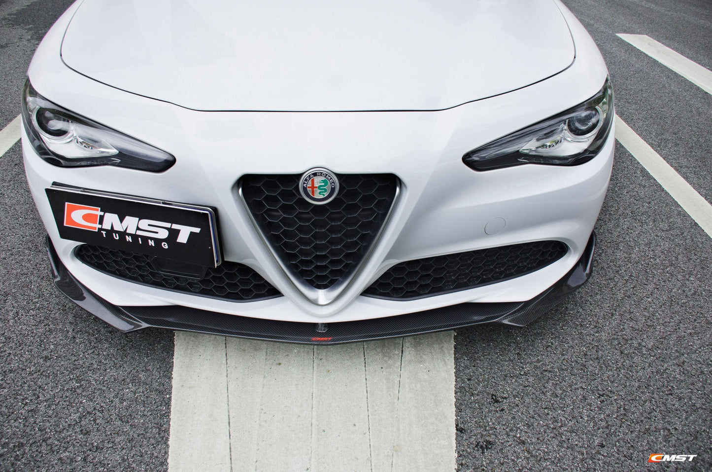CMST Tuning Carbon Fiber Front Lip for Alfa Romeo 2016-ON Giulia