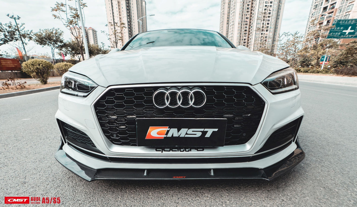 CMST Tuning Carbon Fiber Front Lip for Audi A5 / S5 / RS5 B9 2017-2019