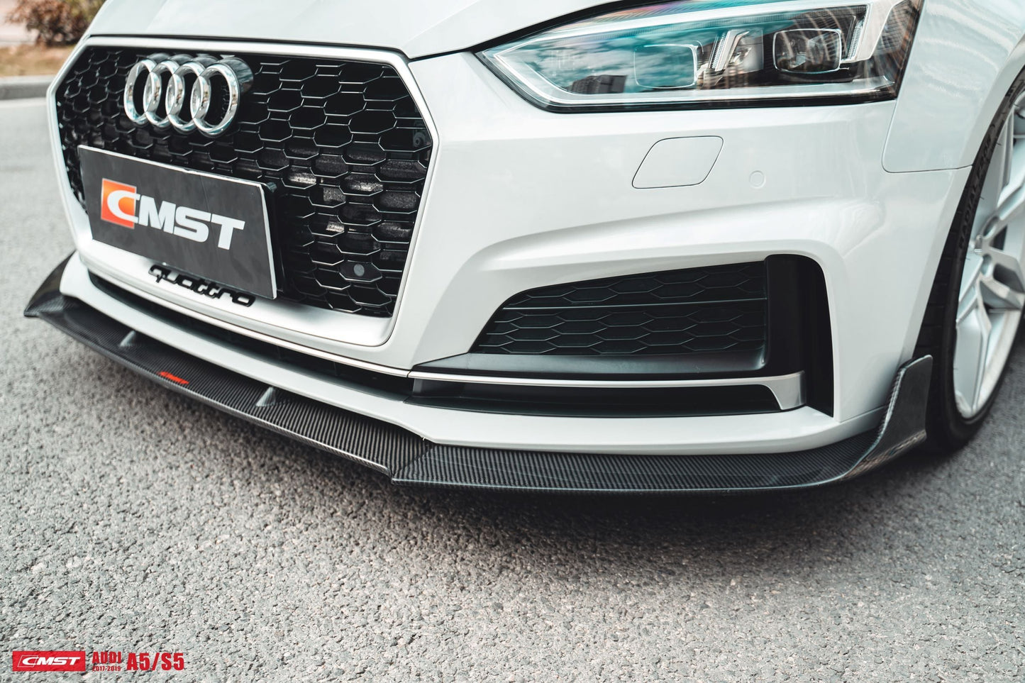 CMST Tuning Carbon Fiber Front Lip for Audi A5 / S5 / RS5 B9 2017-2019