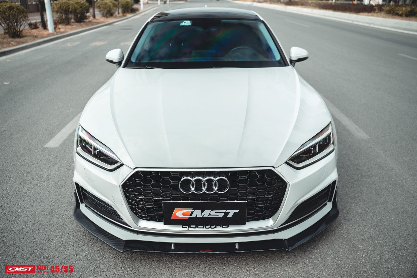 CMST Tuning Carbon Fiber Front Lip for Audi A5 / S5 / RS5 B9 2017-2019