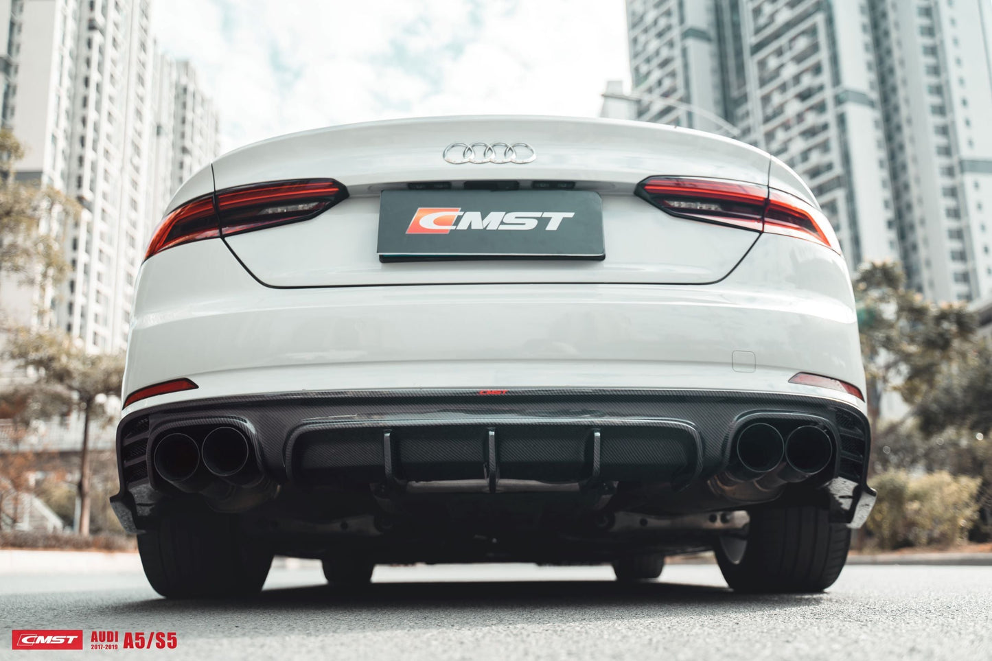CMST Tuning Carbon Fiber Rear Diffuser for Audi A5 / S5 B9 2017-2019
