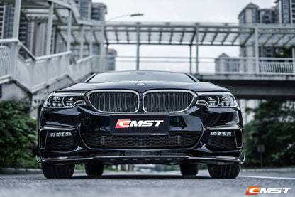 CMST Tuning Carbon Fiber Front Bumper Upper Valences for BMW 5 Series G30 / G31 2017-2020  Pre-facelift