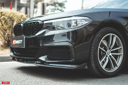 CMST Tuning Carbon Fiber Front Bumper Upper Valences for BMW 5 Series G30 / G31 2017-2020  Pre-facelift