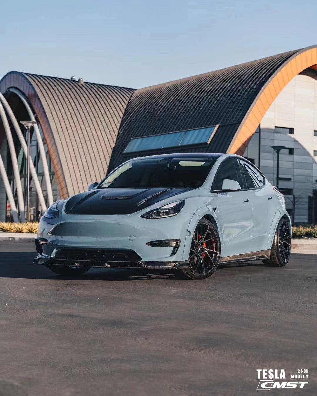 CMST Tuning Carbon Fiber Front Lip Ver.2 for Tesla Model Y
