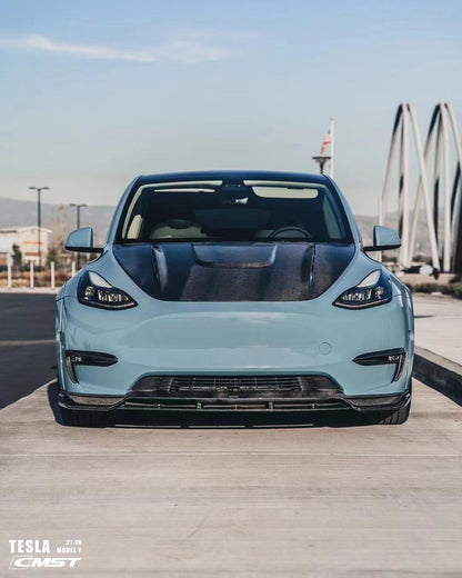 CMST Tuning Carbon Fiber Front Lip Ver.2 for Tesla Model Y