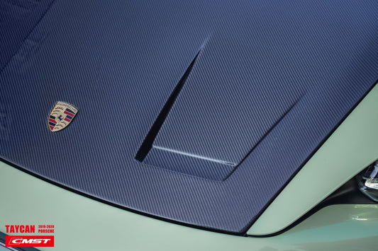CMST Tuning Carbon Fiber Hood Bonnet for Porsche Taycan & Turbo & Turbo S