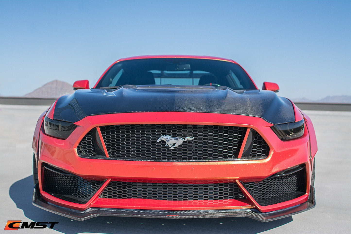 CMST Tuning Carbon Fiber Front Bumper & Front Lip for Ford Mustang S550.1 2015-2017