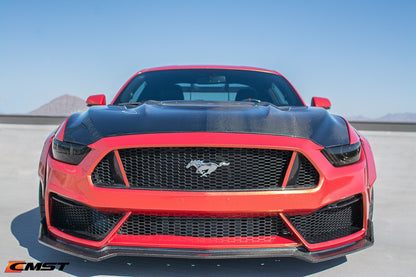 CMST Tuning Carbon Fiber Front Bumper & Front Lip for Ford Mustang S550.1 2015-2017