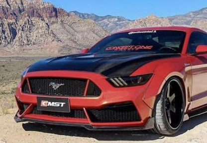 CMST Tuning Carbon Fiber Front Bumper & Front Lip for Ford Mustang S550.1 2015-2017