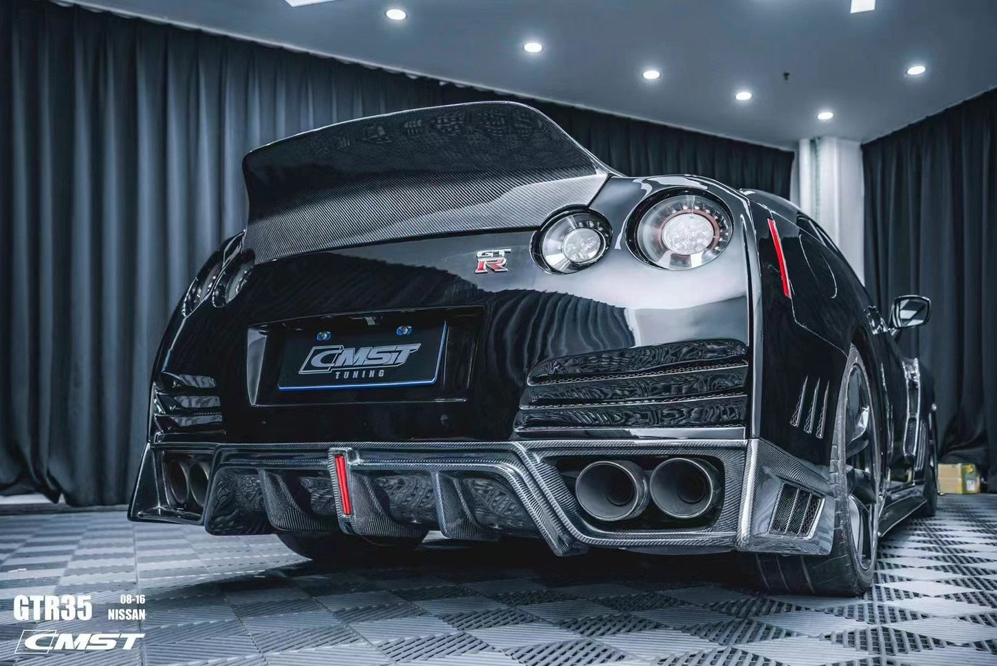 CMST Tuning Carbon Fiber Extreme Style Ducktail Trunk Lid for GT-R GTR R35 2008-2022