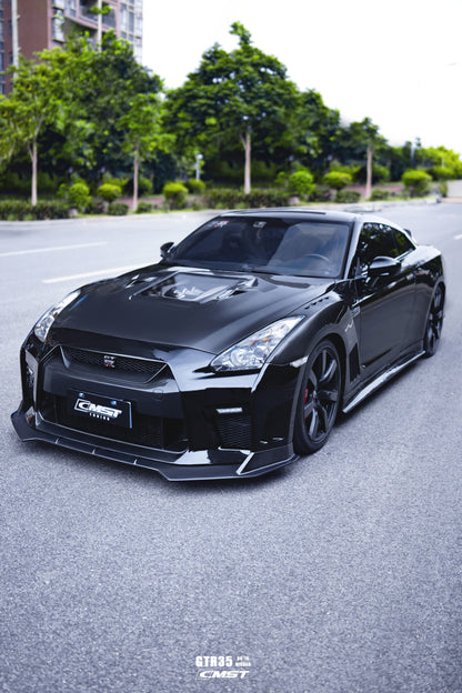 CMST Carbon Fiber Side Skirt Stage 2 Replacement for Nissan GTR GT-R R35 2008-2016