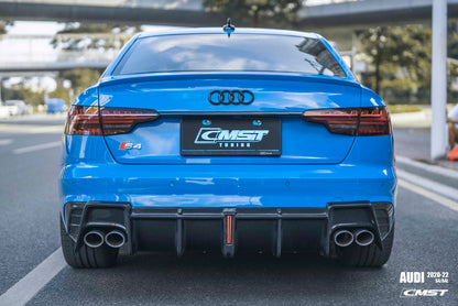 CMST Tuning Carbon Fiber Rear Diffuser for Audi S4 & A4 S-line 2020-ON B9.5