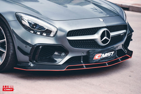 CMST Tuning Carbon Fiber Front Lip for Mercedes Benz C190 AMG GT GTS 2015-2017