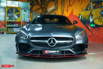 CMST Tuning Carbon Fiber Front Lip for Mercedes Benz C190 AMG GT GTS 2015-2017