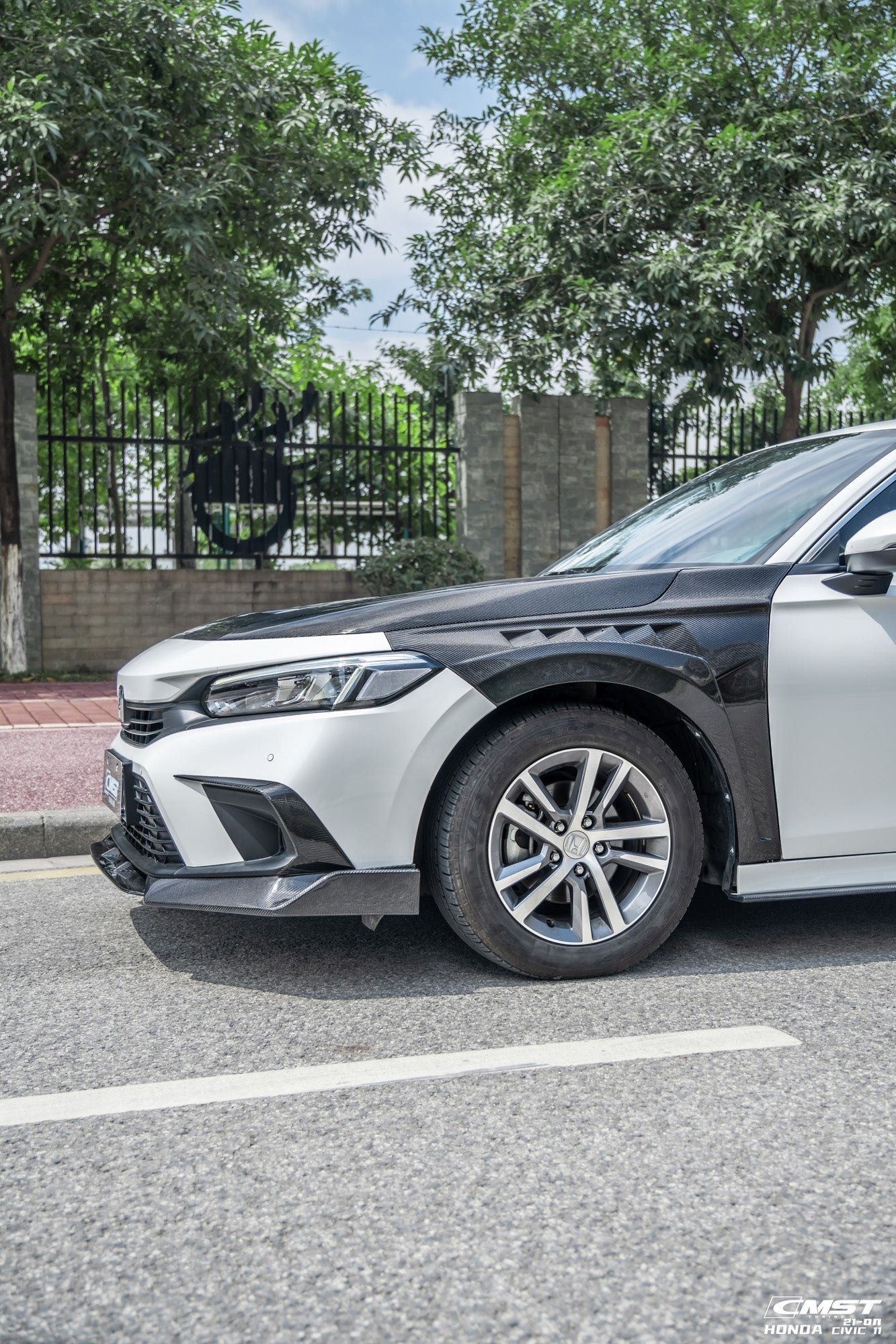 CMST Tuning Carbon Fiber Front Fenders for Honda Civic 11th Gen Sedan