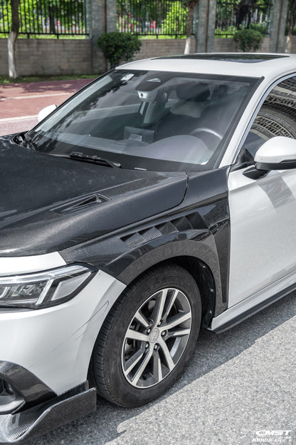 CMST Tuning Carbon Fiber Front Fenders for Honda Civic 11th Gen Sedan