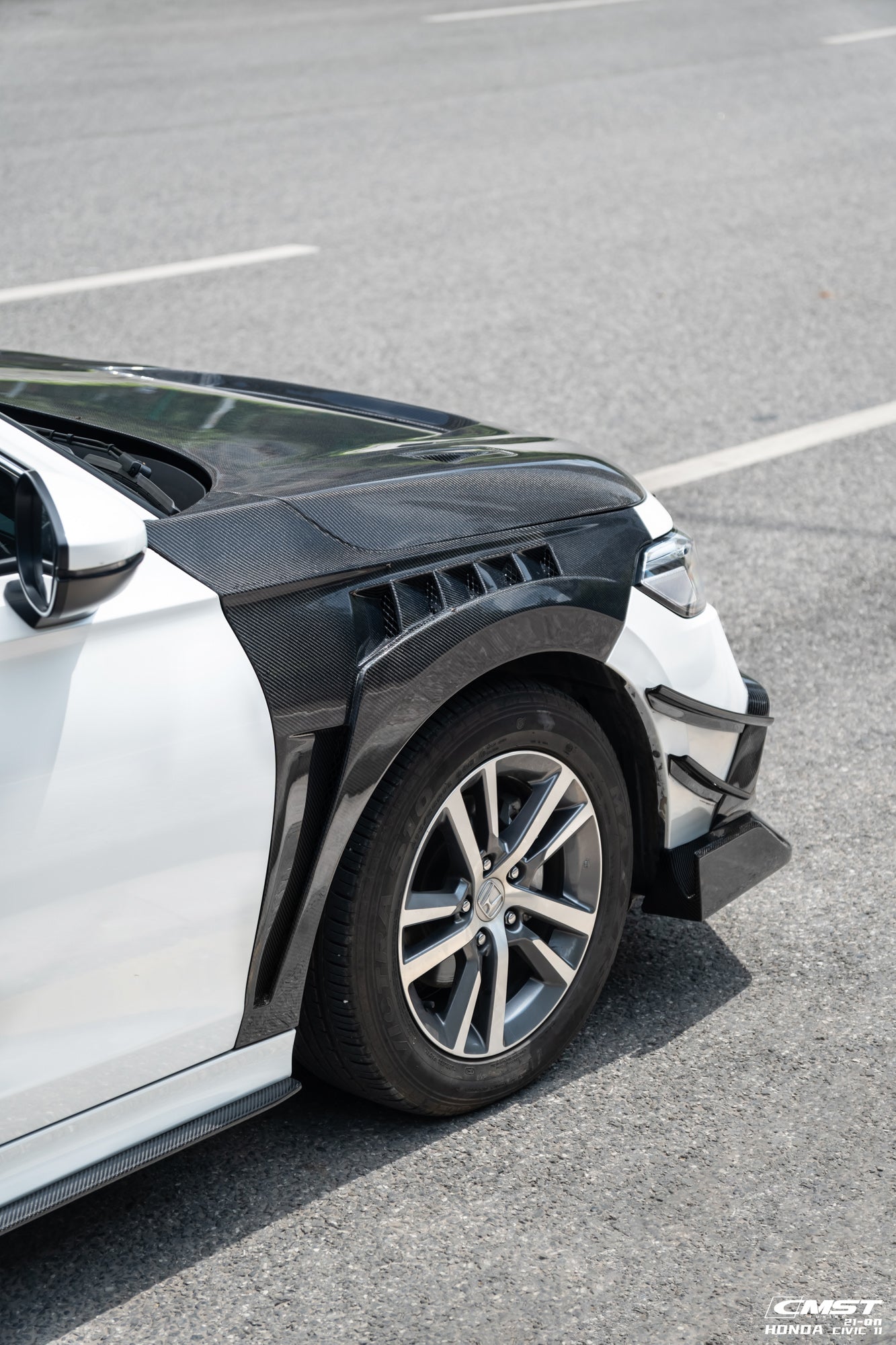 CMST Tuning Carbon Fiber Front Fenders for Honda Civic 11th Gen Sedan