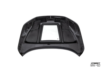 CMST Tuning Carbon Fiber Glass Transparent Clearview Hood Bonnet for Honda Civic 11th Gen Sedan