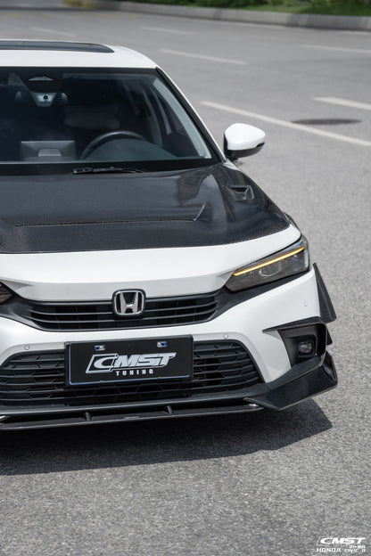CMST Tuning Carbon Fiber Front Splitter for Honda Civic 11th Gen Sedan